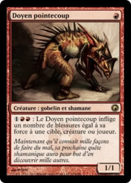 Doyen pointecoup, carte Magic SOM 104 — extension Cicatrices de Mirrodin