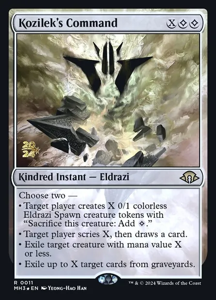 Kozilek's Command, Magic card PMH3 11s — Modern Horizons 3 Promos set