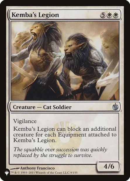 Légion de Kemba, carte Magic PLST MBS-9 — extension The List