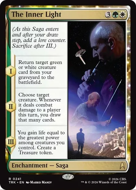 The Inner Light, Magic card TRK 241 — Star Trek set