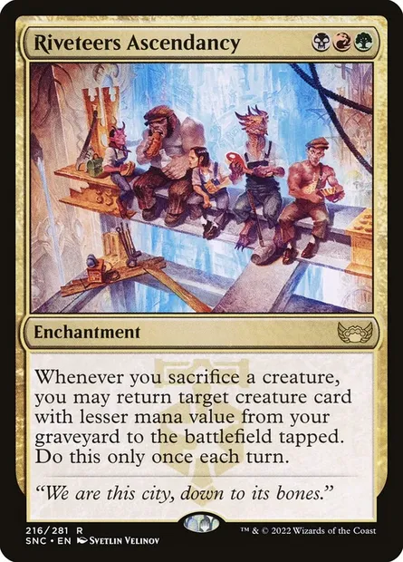 Riveteers Ascendancy, Magic card SNC 216 — Streets of New Capenna set