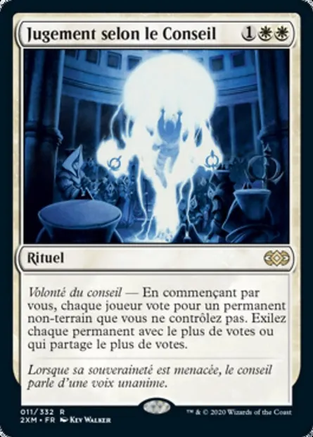 Jugement selon le Conseil, carte Magic 2XM 11 — extension Double Masters