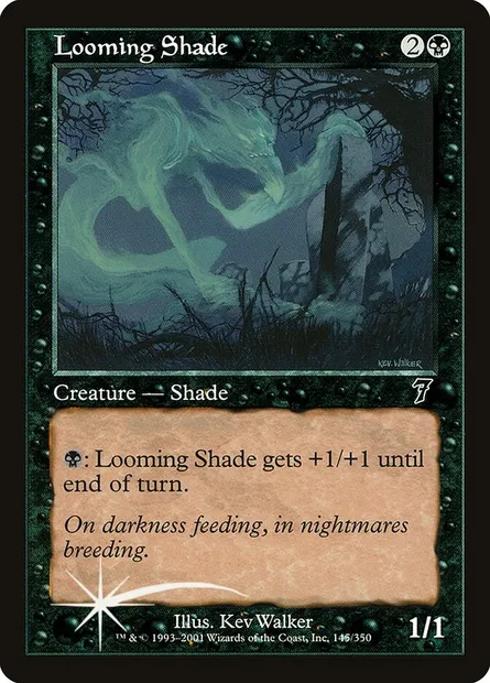 Looming Shade, Magic card 7ED 145★ — Seventh Edition set