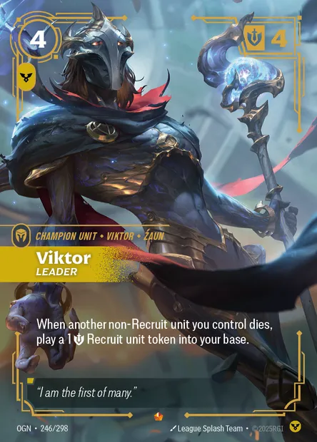 Viktor, carte Riftbound OGN 246 — extension Origins
