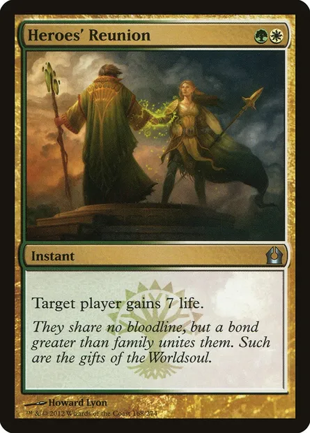 Heroes' Reunion, Magic card RTR 168 — Return to Ravnica set