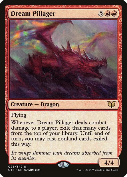 Dream Pillager, Magic card C15 25 — Commander 2015 set