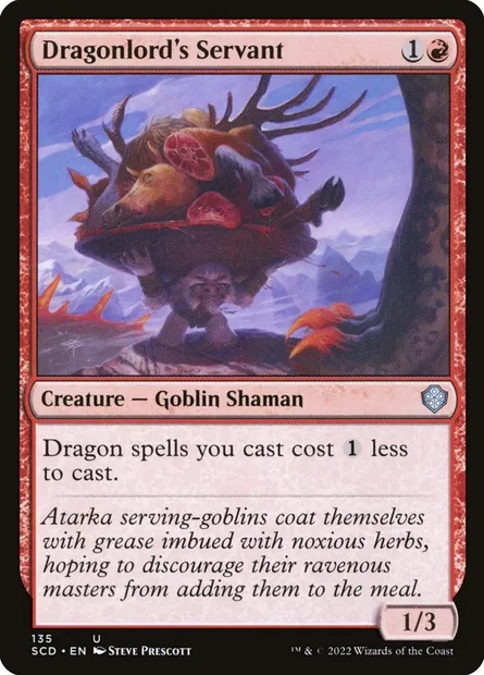Dragonlord's Servant, Magic card SCD 135 — Starter Commander Decks set