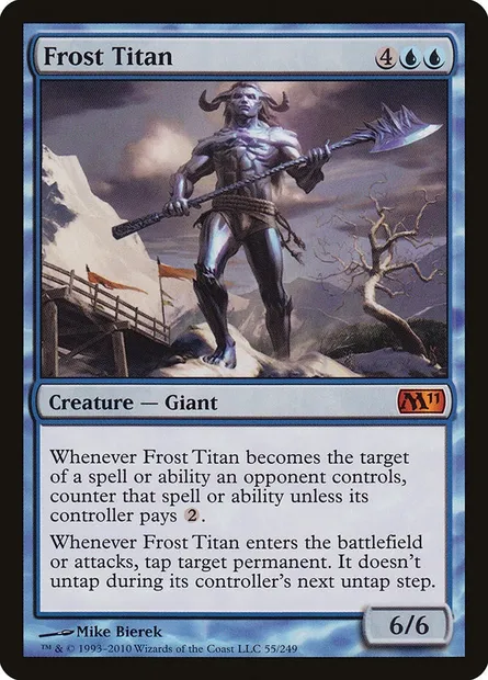 Frost Titan, Magic card M11 55 — Magic 2011 set