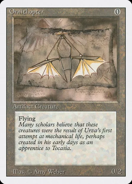 Ornithopter, Magic card 3ED 270 — Revised Edition set