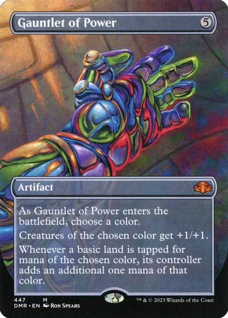 Gauntlet of Power, Magic card DMR 447 — Dominaria Remastered set
