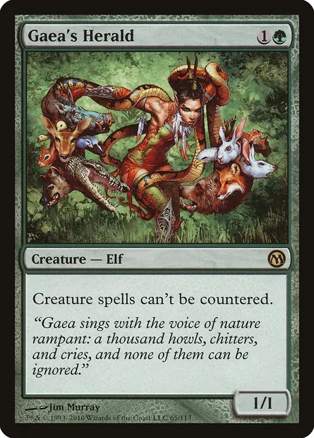 Gaea's Herald, Magic card DPA 65 — Duels of the Planeswalkers set
