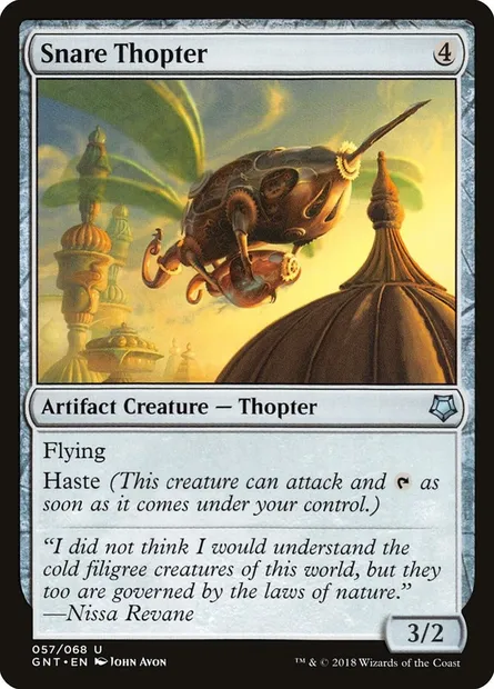 Mécanoptère piégeur, carte Magic GNT 57 — extension Game Night
