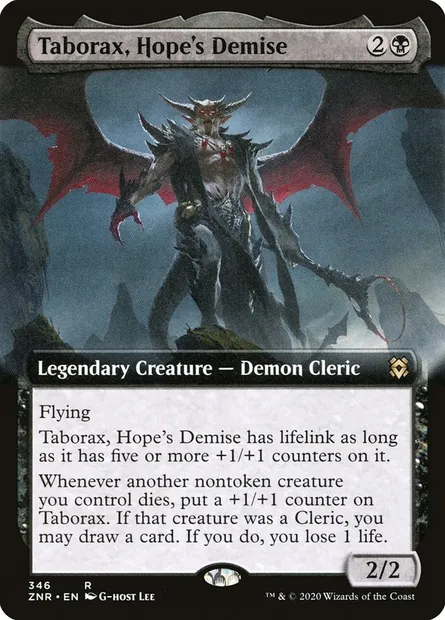 Taborax, Hope's Demise, Magic card ZNR 346 — Zendikar Rising set