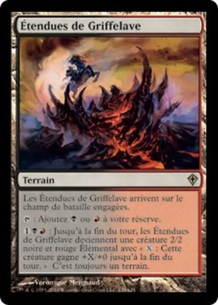 Étendues de Griffelave, carte Magic WWK 139 — extension Worldwake