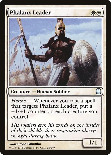 Phalanx Leader, Magic card THS 26 — Theros set
