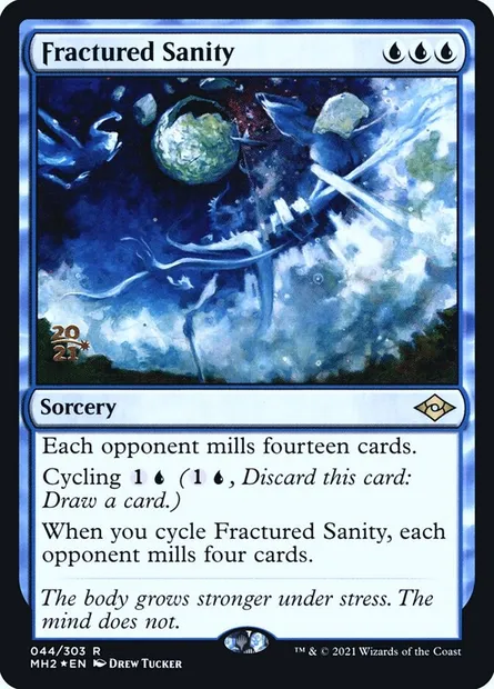 Fractured Sanity, Magic card PMH2 44s — Modern Horizons 2 Promos set