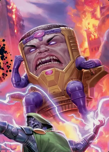 M.O.D.O.K., Evil Intellect // M.O.D.O.K., Evil Intellect, carte Magic AMSH 9b — extension Marvel Super Heroes Art Series