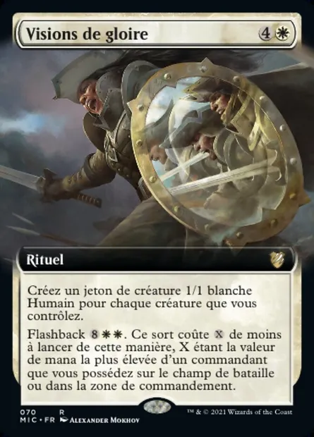 Visions de gloire, carte Magic MIC 70 — extension Midnight Hunt Commander