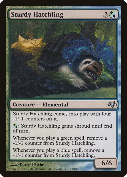 Sturdy Hatchling, Magic card EVE 163 — Eventide set