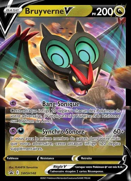Bruyverne V, carte Pokémon SWSH 148 — extension Promo SWSH