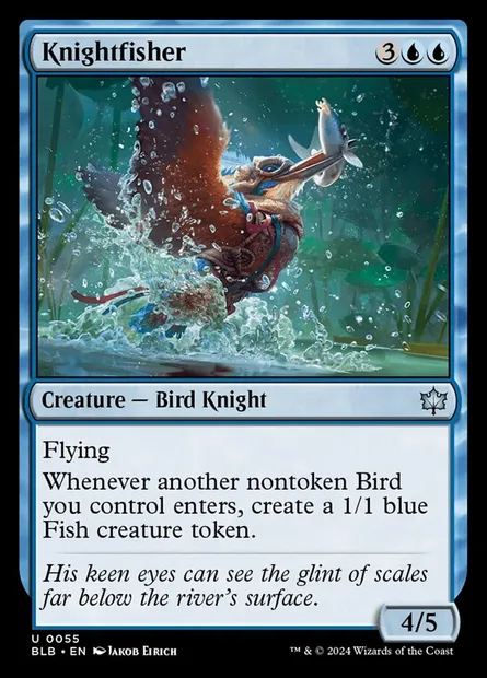 Knightfisher, Magic card BLB 55 — Bloomburrow set