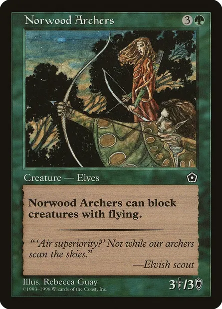 Norwood Archers, Magic card P02 136 — Portal Second Age set