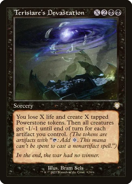 Terisiare's Devastation, Magic card BRC 9 — The Brothers' War Commander set