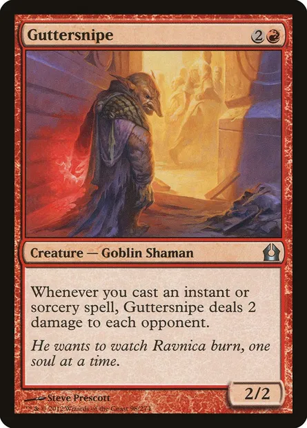 Guttersnipe, Magic card RTR 98 — Return to Ravnica set