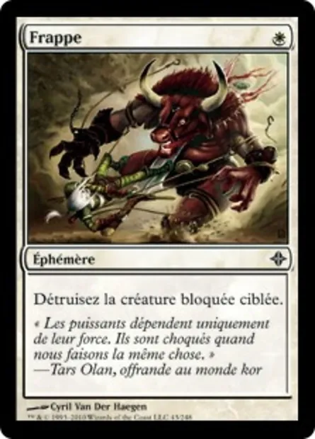 Frappe, carte Magic ROE 43 — extension L'ascension des Eldrazi