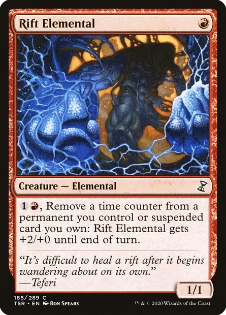 Rift Elemental, Magic card TSR 185 — Time Spiral Remastered set