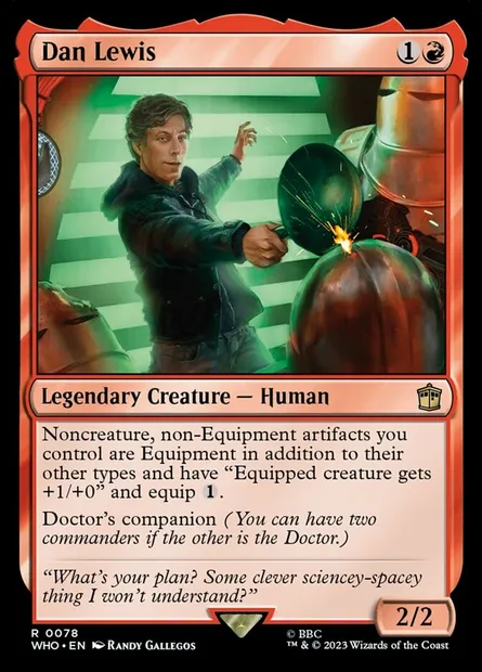 Dan Lewis, Magic card WHO 78 — Doctor Who set