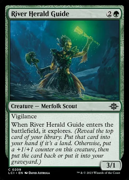 River Herald Guide, Magic card LCI 209 — The Lost Caverns of Ixalan set