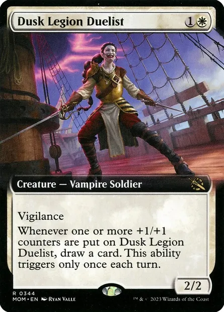 Dusk Legion Duelist, Magic card MOM 344 — March of the Machine set