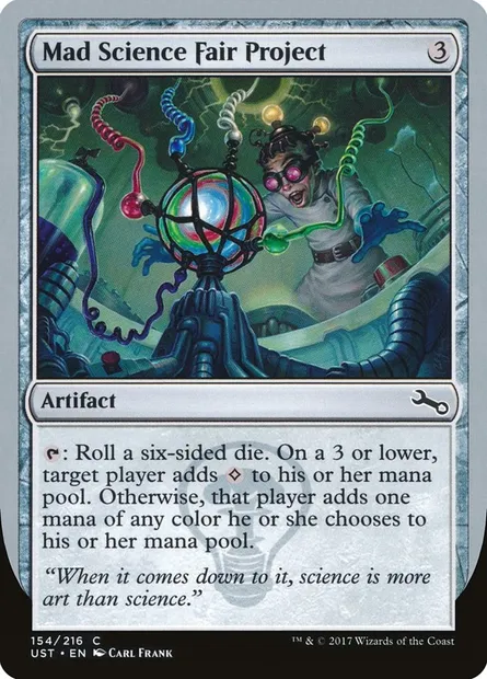 Mad Science Fair Project, carte Magic UST 154 — extension Unstable
