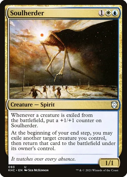 Soulherder, Magic card KHC 93 — Kaldheim Commander set
