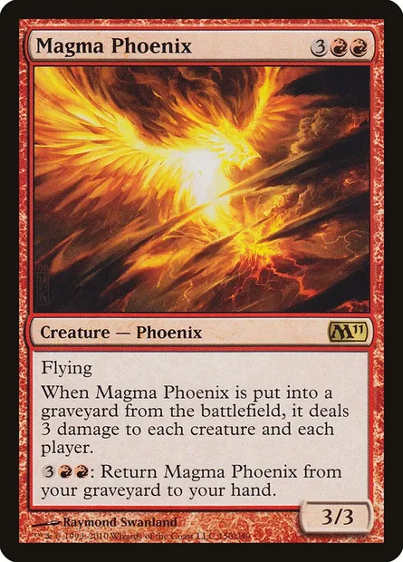 Magma Phoenix, Magic card M11 150 — Magic 2011 set