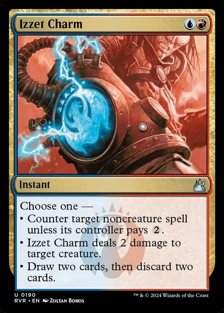 Izzet Charm, Magic card RVR 190 — Ravnica Remastered set