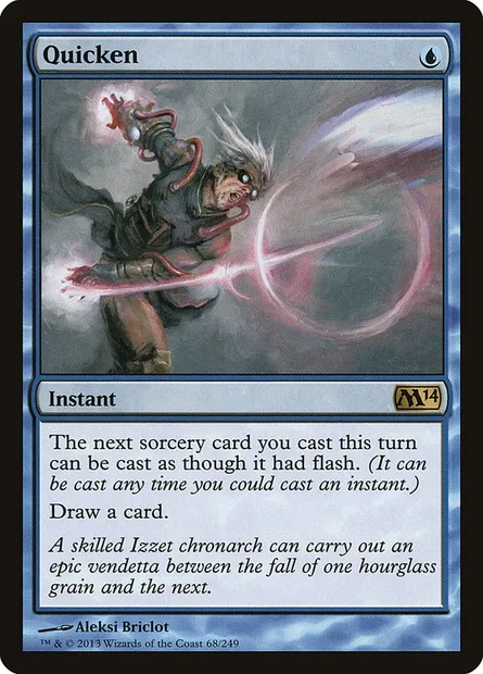 Quicken, Magic card M14 68 — Magic 2014 set