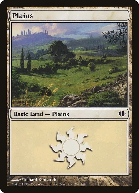 Plains, Magic card ALA 232 — Shards of Alara set