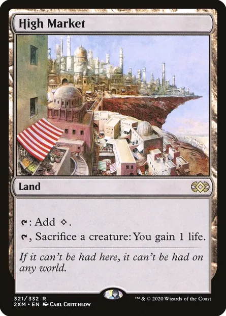 High Market, Magic card 2XM 321 — Double Masters set