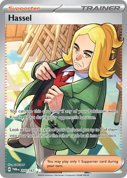Hassel, Pokémon card TWM 205 — Twilight Masquerade set