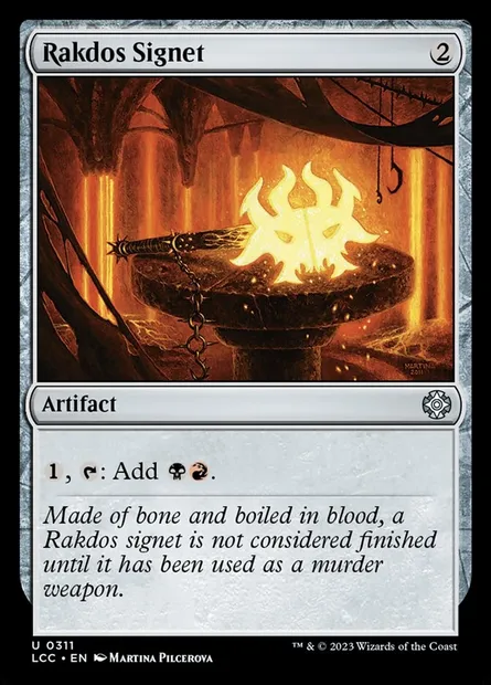 Rakdos Signet, Magic card LCC 311 — The Lost Caverns of Ixalan Commander set