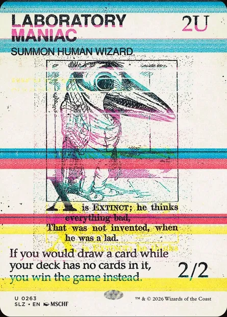 LABORATORY MANIAC, carte Magic SLZ 263 — extension The Zeta Set