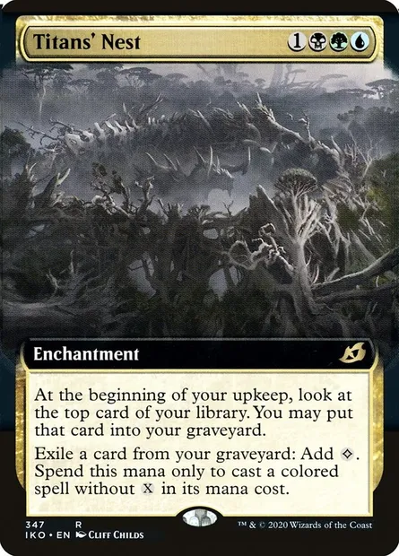 Titans' Nest, Magic card IKO 347 — Ikoria: Lair of Behemoths set