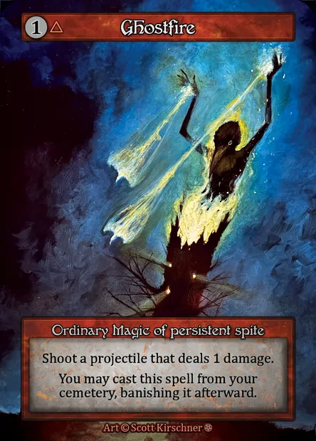 Ghostfire, carte Sorcery GOT 247 — extension Gothic