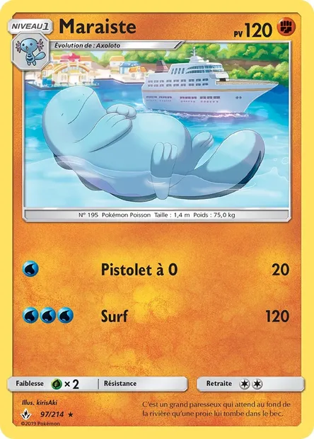 Maraiste, carte Pokémon UNB 97 — extension Alliance Infaillible