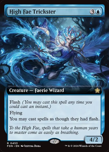 High Fae Trickster, Magic card FDN 453 — Foundations set