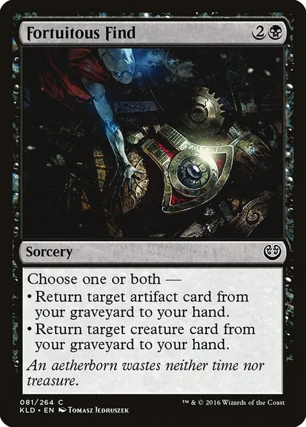 Fortuitous Find, Magic card KLD 81 — Kaladesh set