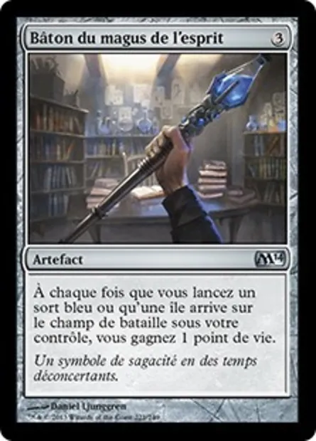 Bâton du magus de l'esprit, carte Magic M14 221 — extension Magic 2014