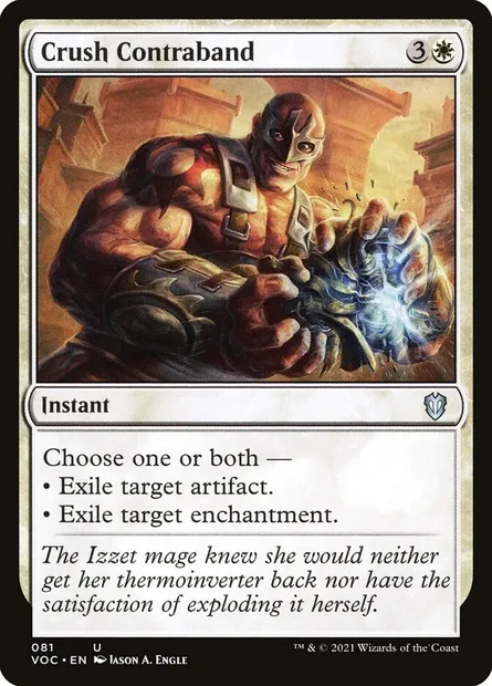 Crush Contraband, Magic card VOC 81 — Crimson Vow Commander set
